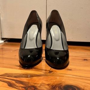 Sergio Rossi Patent Platform Heels 38